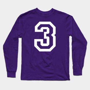 Sports Shirt #3 (white letter) Long Sleeve T-Shirt